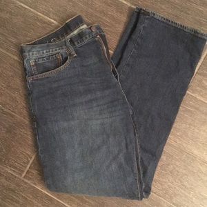 Gap Straight Stretch Dark Wash Jeans